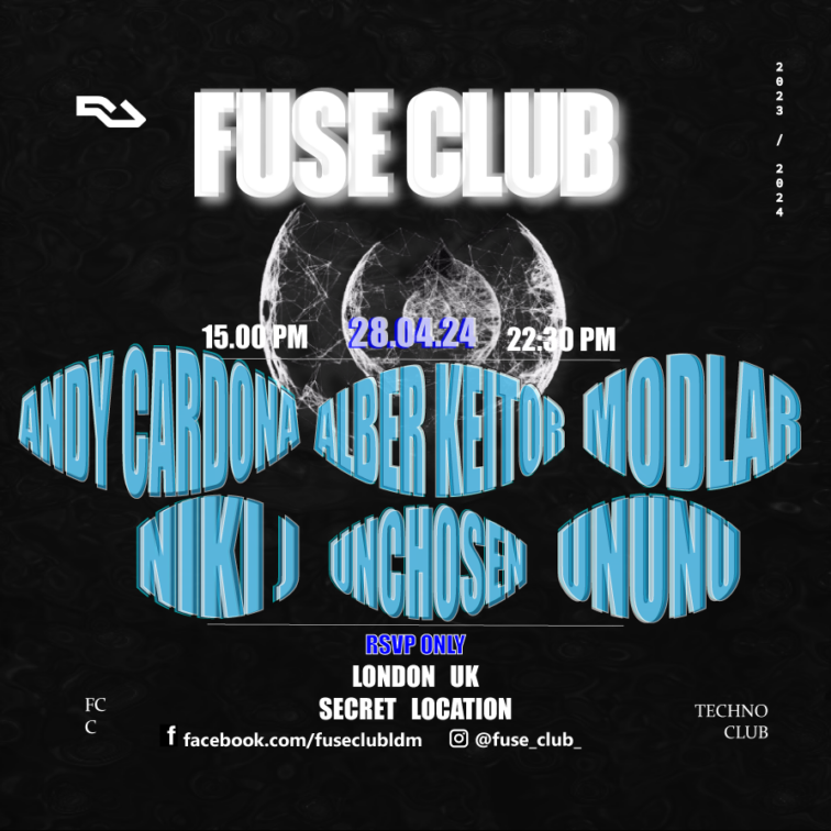 FUSE CLUB LONDON 2024 Spring Showcase Line-UP