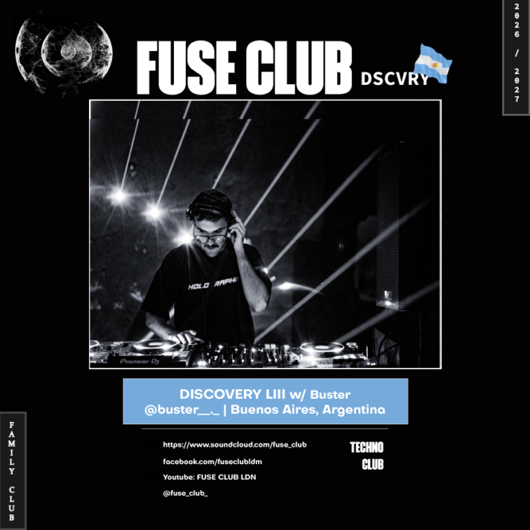 FUSE CLUB DISCOVERY 2026 -PODCAST 53 - Buster Artwork